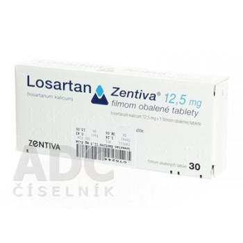 Лозартан Zentiva 12.5 мг, 30 таблеток